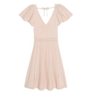 Sandro Elegant Blush Pink Dress